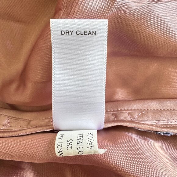 BANANA REPUBLIC Vintage Pink Quilted Silk Jacket - Picture 7 of 9